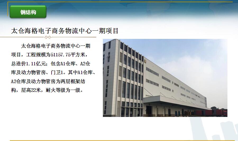 太仓海格电子商务物流中心一期项目
